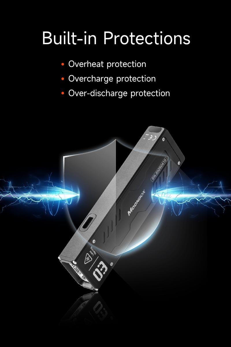 🔥Hot Sale 49% OFF 🔥MoonBox 3.0 EDC Flashlight🔦