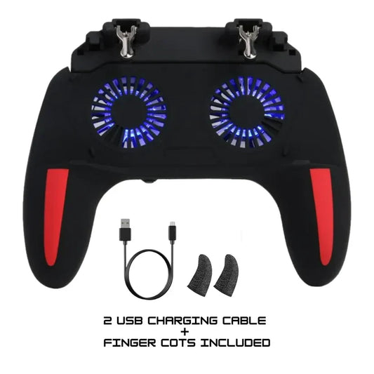 Mobile phone dual cooling game controller quickly dissipates heat