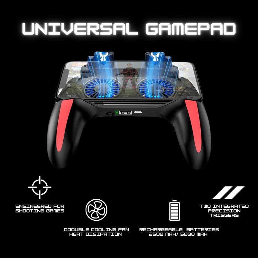 Mobile phone dual cooling game controller quickly dissipates heat