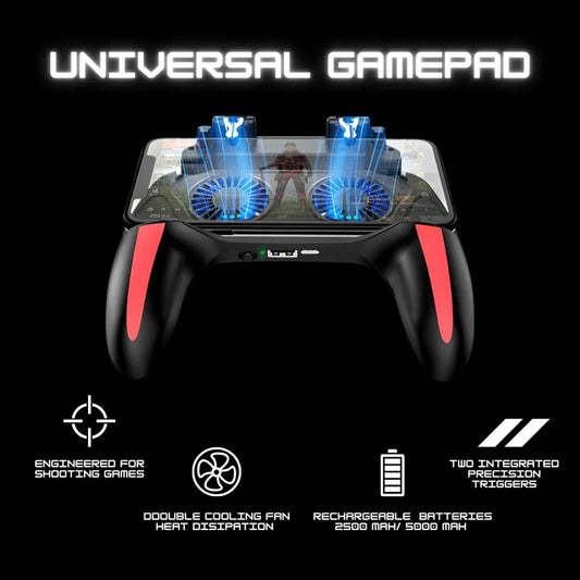 Mobile phone dual cooling game controller quickly dissipates heat