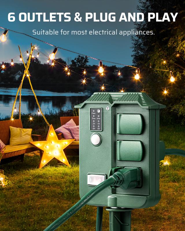 🔥LAST DAY ON SALE 49%OFF✨- Outdoor Waterproof Power Putlet with Timer