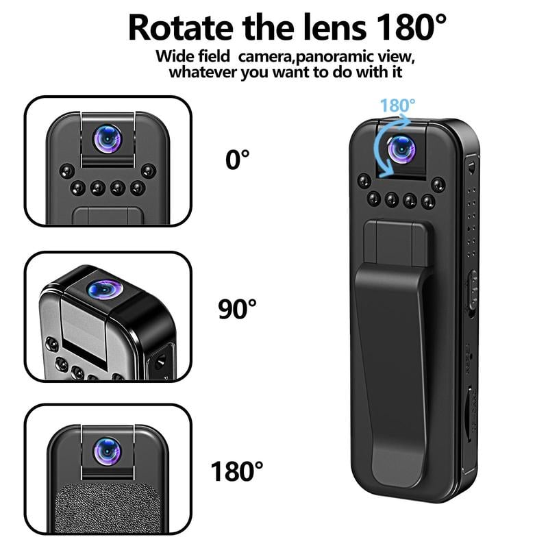 🔥🔥 180° Rotation Lens Vlogging Camera