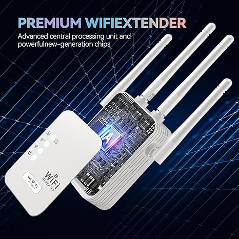 🔥HOT SALE 49% OFF✨WiFi Extender 2025, 1200Mbps Dual Band (5GHz/2.4GHz) Signal Booster