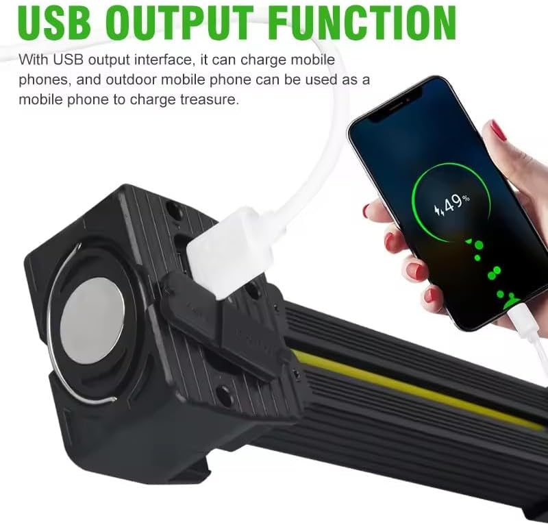 180 degree foldable magnetic portable triple-proof LED work light with hook