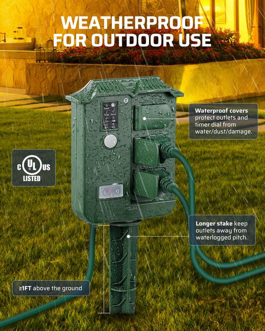 🔥LAST DAY ON SALE 49%OFF✨- Outdoor Waterproof Power Putlet with Timer