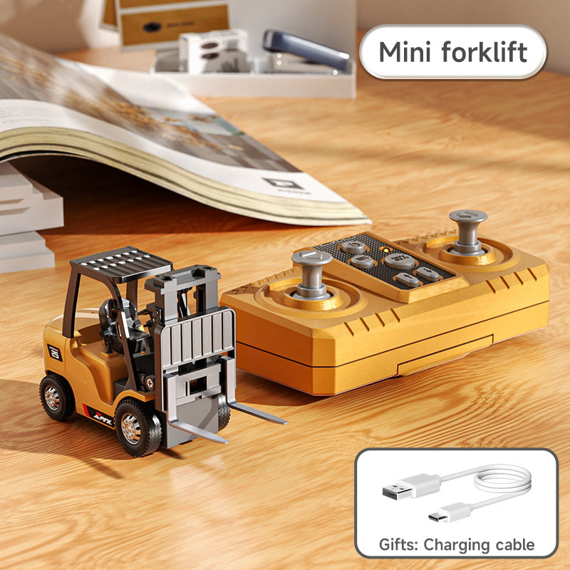 🔥Mini RC Excavator and Dump Truck Playset