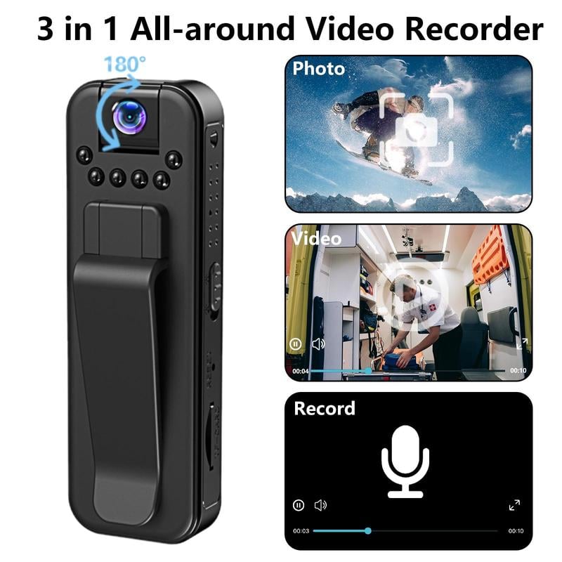 🔥🔥 180° Rotation Lens Vlogging Camera
