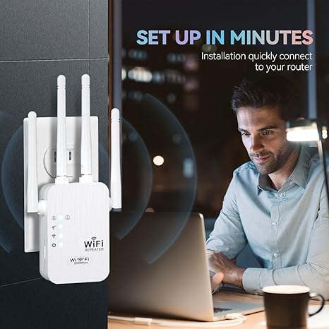 🔥HOT SALE 49% OFF✨WiFi Extender 2025, 1200Mbps Dual Band (5GHz/2.4GHz) Signal Booster
