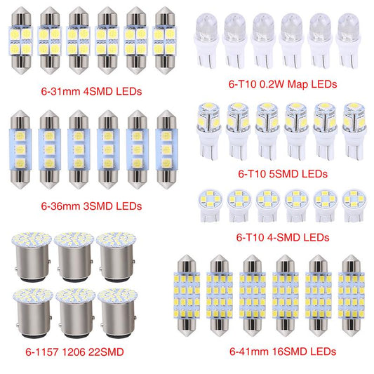 🔥HOT SALE 49% OFF✨42PCS Universal Car LED Bulb Set